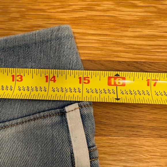 New Halara Flex™ High Waisted Stripe Wide Leg Flowy Casual Jeans MEDIUM Light - Picture 10 of 10